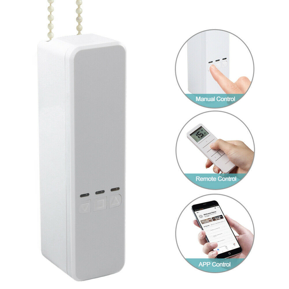 wifi wireless remote control blinds sun blinds drawstring smart home automatic _ electric curtains RSH-MC08-WiFi
