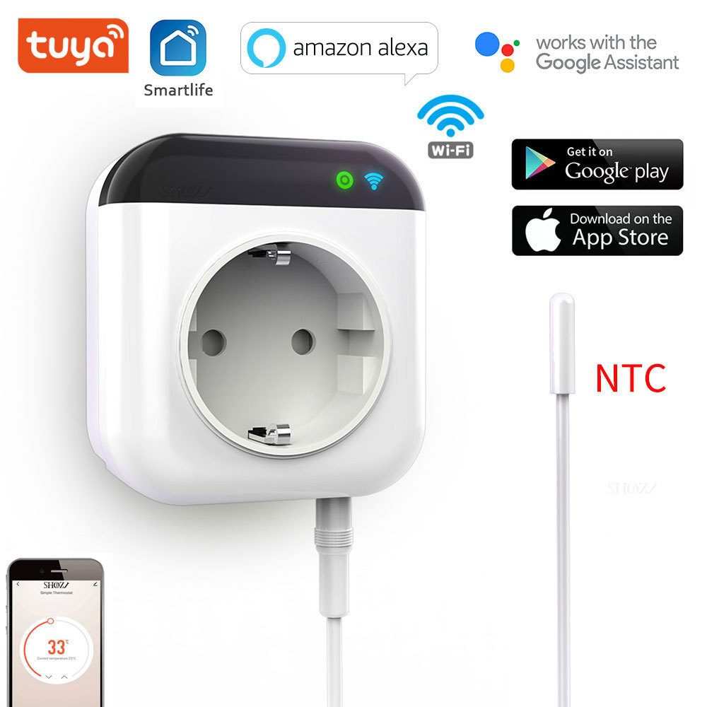 can change the smart socket thermostat wifi switch mobile phone app timing remote control graffiti thermostat RSH-WiFi-HP01