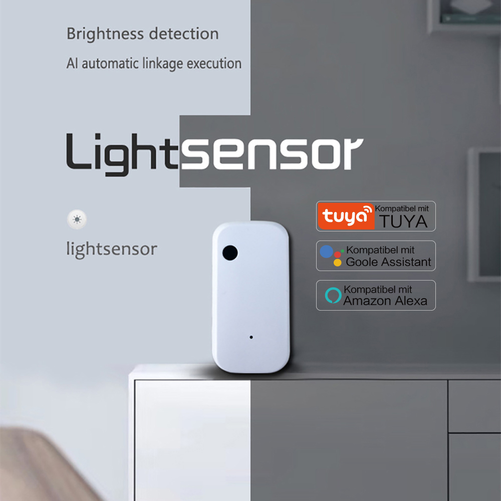 Tuya light sensor Tuya light sensor WiFi light brightness light sensor intelligent linkage light sensor RSH-WiFi-LS01