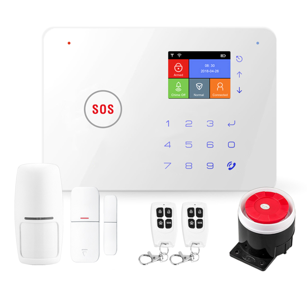 Alarmsystem mit GSM 2G und drahtlosem PNI Safe House PG650 Intelligentes Haussicherheitssystem, drahtlose Verbindung, Einbruchalarm, drahtloser Alarm, intelligenter Alarm über TUYA iOS/Android G66W